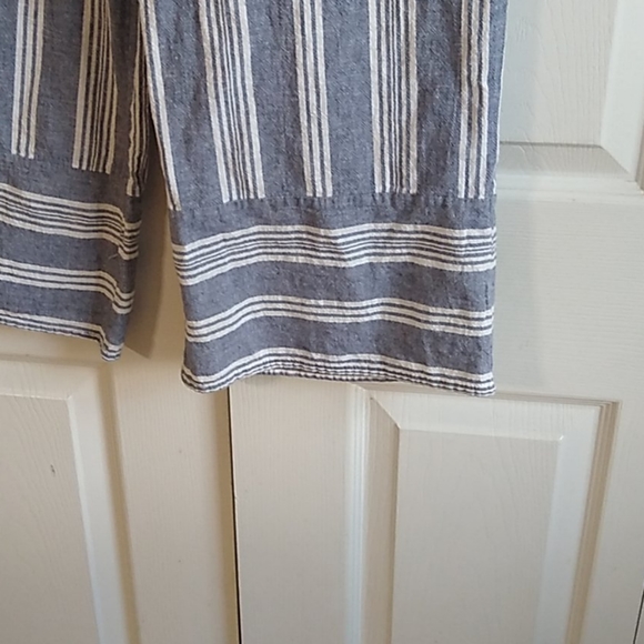 Pink Rose cotten linen wide leg pants size Lg - Picture 3 of 9